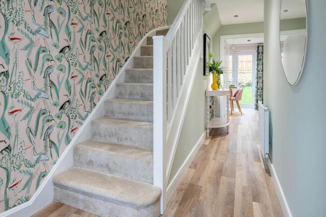 The Blair has a bright and welcoming hallway