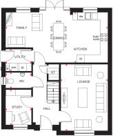 Harris ground floor plan