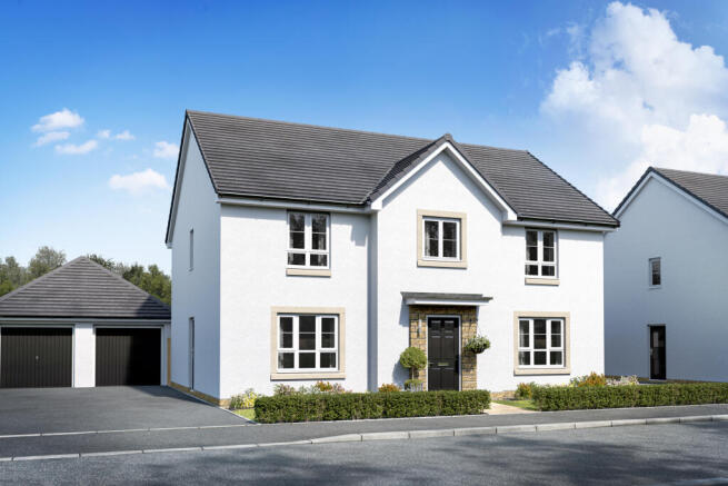CGI of Buchanan house type at Hopecroft View
