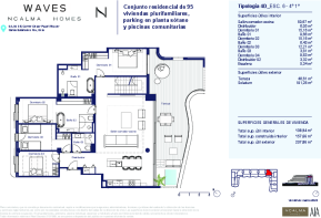 Plan 4bedroom pentho