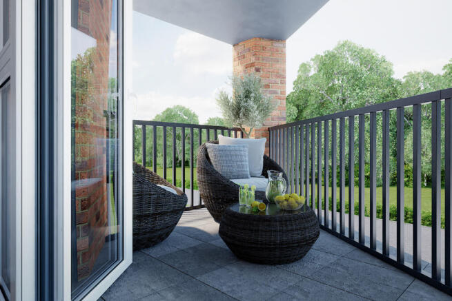 2 bedroom apartment balcony