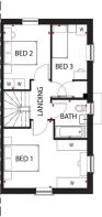 The Haven first floor floorplan