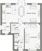 Dandara - Golwg Gwendraeth -  floorplan
