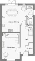 Dandara - Golwg Gwendraeth - The Ebbw, Home 58 floorplan
