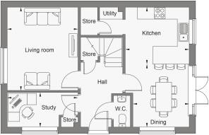 Dandara - Golwg Gwendraeth - The Rhymney, Home 48 floorplan
