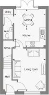 Dandara - Golwg Gwendraeth - The Towy, Home 63 floorplan