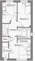 Dandara - Golwg Gwendraeth - The Towy, Home 63 floorplan