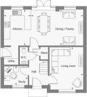 Dandara - Golwg Gwendraeth - The Tywi, Home 3 floorplan