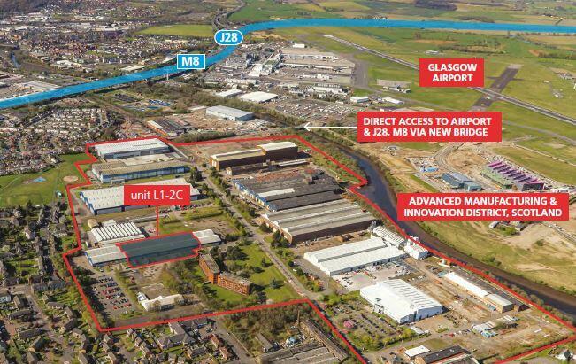 Industrial park to lease in Block L Units 1 2C Westway Glasgow