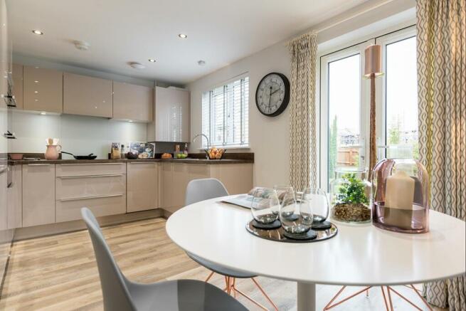 Open plan kitchen diner - perfect for socialising