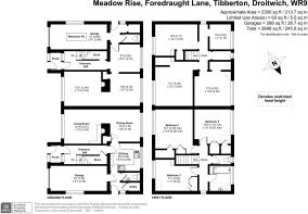 Floor Plan Meadow Rise, Foredraught Lane,Tibberton