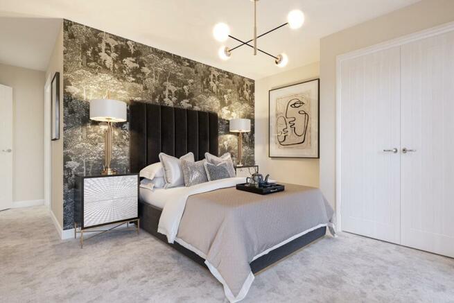 Generous modern bedroom with en-suite