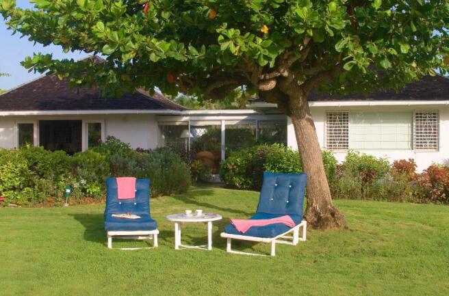 House from garden