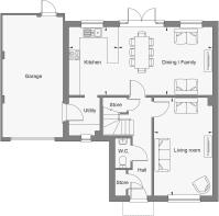 Dandara - The Meadows - The Windsor, Home 3 floorplan