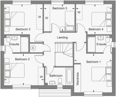 Dandara - The Meadows -  The Kingston, Home 57 floorplan