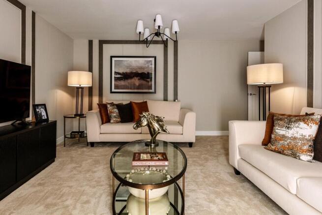 Very generous lounge to spend cosy evenings