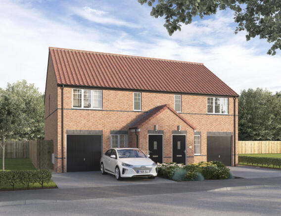 Computer Generated Image, Indicative Exterior, New Build Home