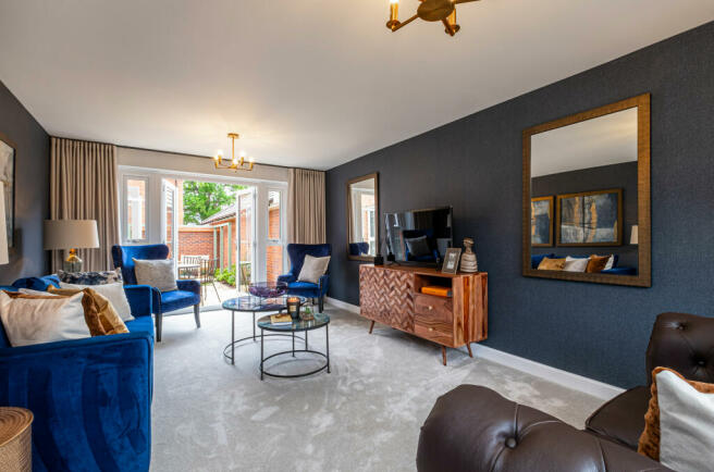 Interior view of the lounge in our 4 bed Alnmouth home