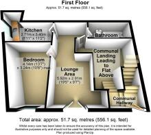 Flat 2 , Gees Court, 3a Moor Lane, Lancaster.JPG