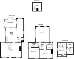 2 Town End, Bolton Le Sands - all floors.JPG