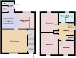 Floor-plan for guidance purposes