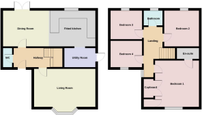 Floor-plan for guidance purpose