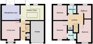 Floor-plan for guidance purposes