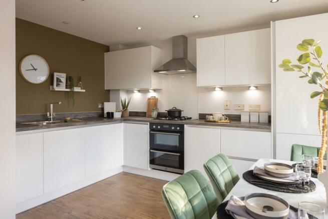 Kitchen in the Matlock 3 bedroom home