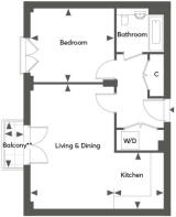 1 Bedroom Apartment