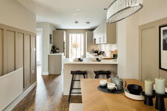 You'll find a stylish open plan layout downstairs