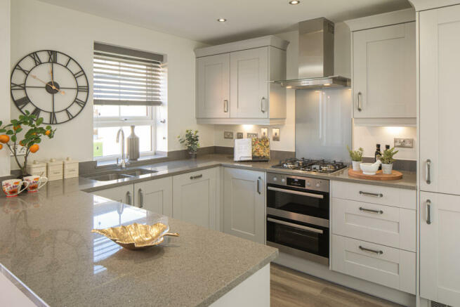 Kitchen in the Radleigh 4 bedroom home