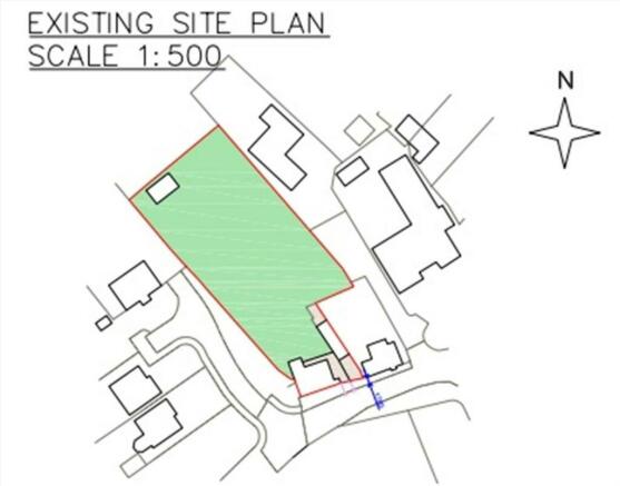 Existing site plan 