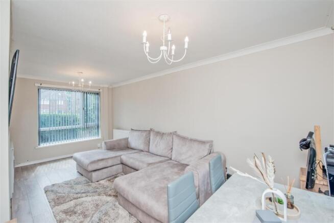 Living Room & Dining Area:
