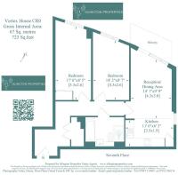 Floor Plan To Let 2 Bedroom Flat Croydon  www.isli