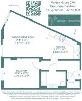Floor Plan To Let 1 Bedroom Flat Croydon  www.isli