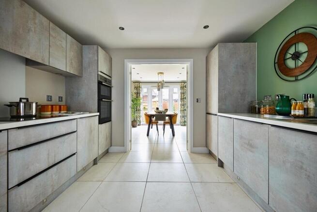 Open the double doors to create space for entertaining