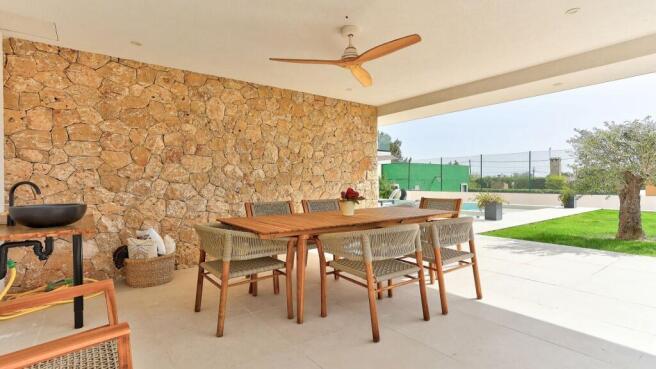 Outside dining