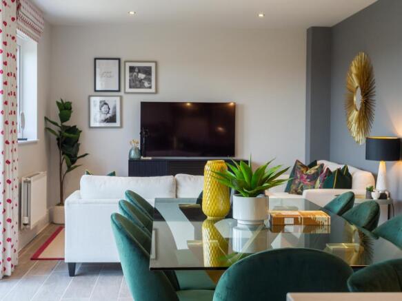 Family area of the Ledsham, a 4 bedroom house