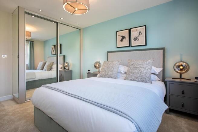 Ample wall space for freestanding or fitted wardrobes
