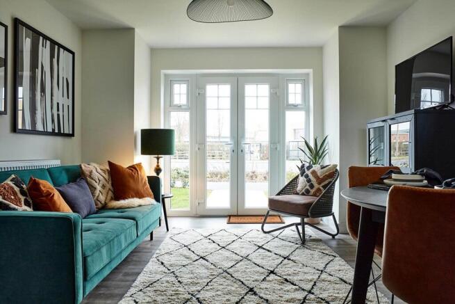 A bright and airy lounge is the ideal spot to unwind