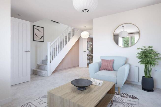 Light and airy with views to the front