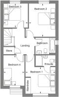 Dandara - Sant Silian - The Ebbw, Home 106 floorplan