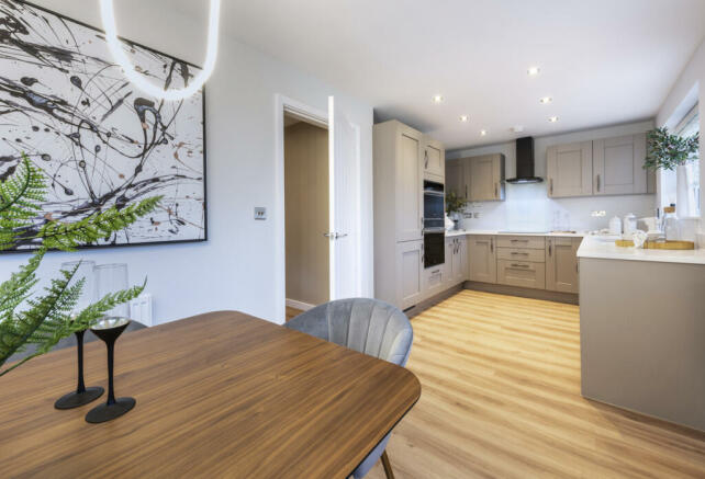 Indicative Kitchen/Dining Room, Contemporary Modern Decoration