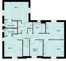 Earlswood floor plan first floor