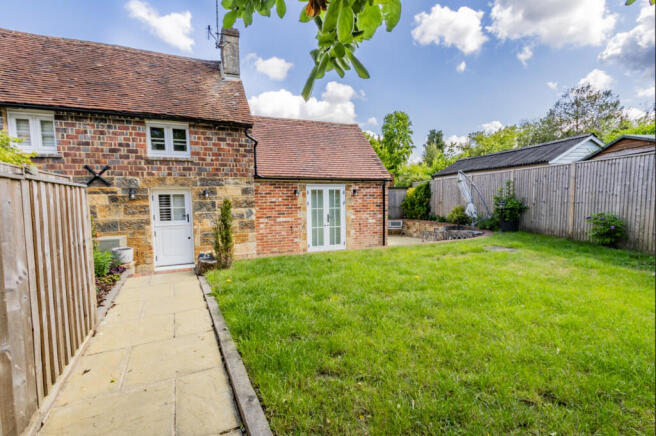 front of property
