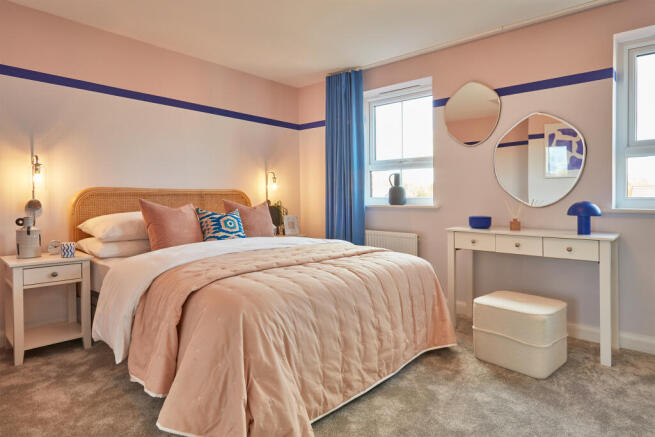 Further double bedroom in the Hythie 4 bedroom home