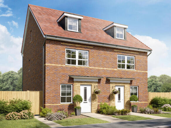 Exterior CGI view of our 4 bed Kingsville house