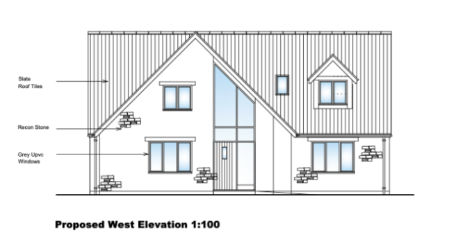 Front Elevation (West)