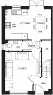 The Ellerton ground floor floorplan