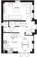 The Knaresborough ground floor floorplan